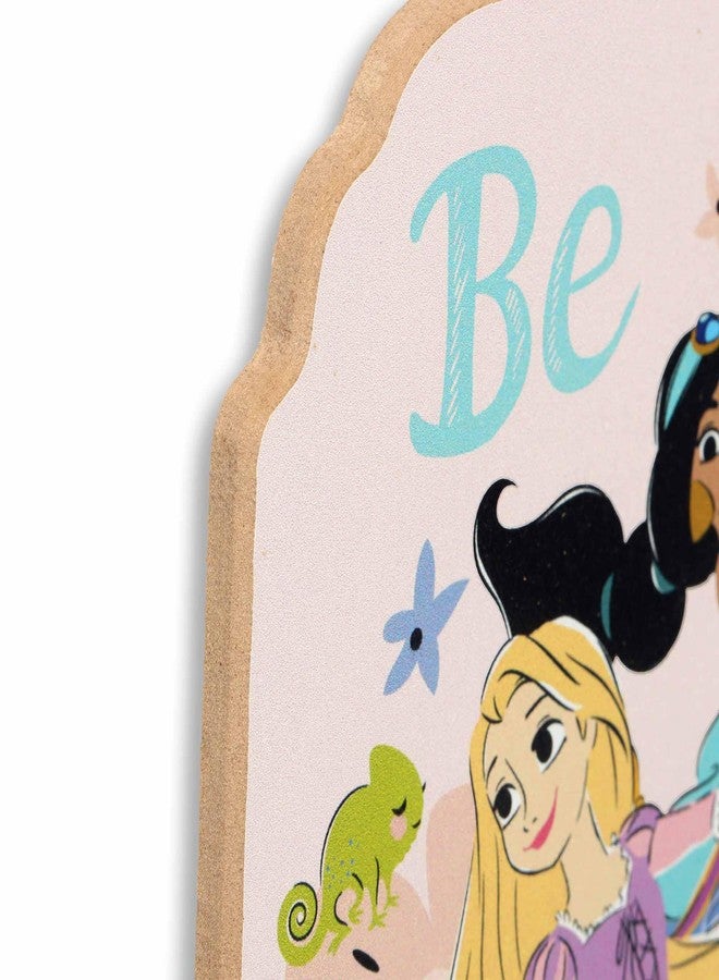 Open Road Brands Disney Princess Be True To You Wood Wall Art - Princess Wall Decor Featuring Jasmine, Rapunzel, Pocahontas, Ariel - Image 4