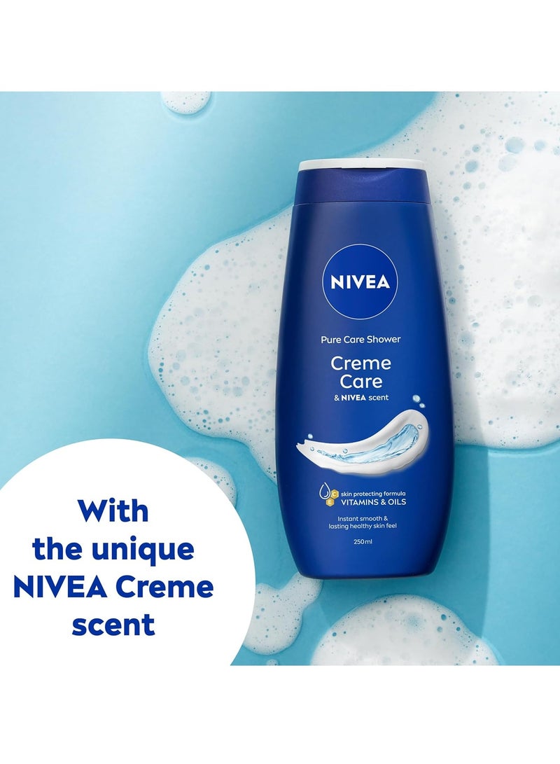 نيفيا غسول الجسم نيفيا كريم كير 250 مل جل الاستحمام لعناصر البشرة الناعمة والرائحة الفريدة من نيفيا كريم نظيف بشرة صحية ورطبة - Image 4