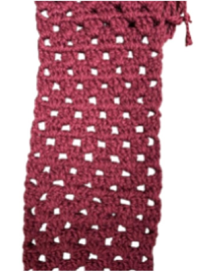 Generic winter wool high quality scarf Handmade  - Image 3