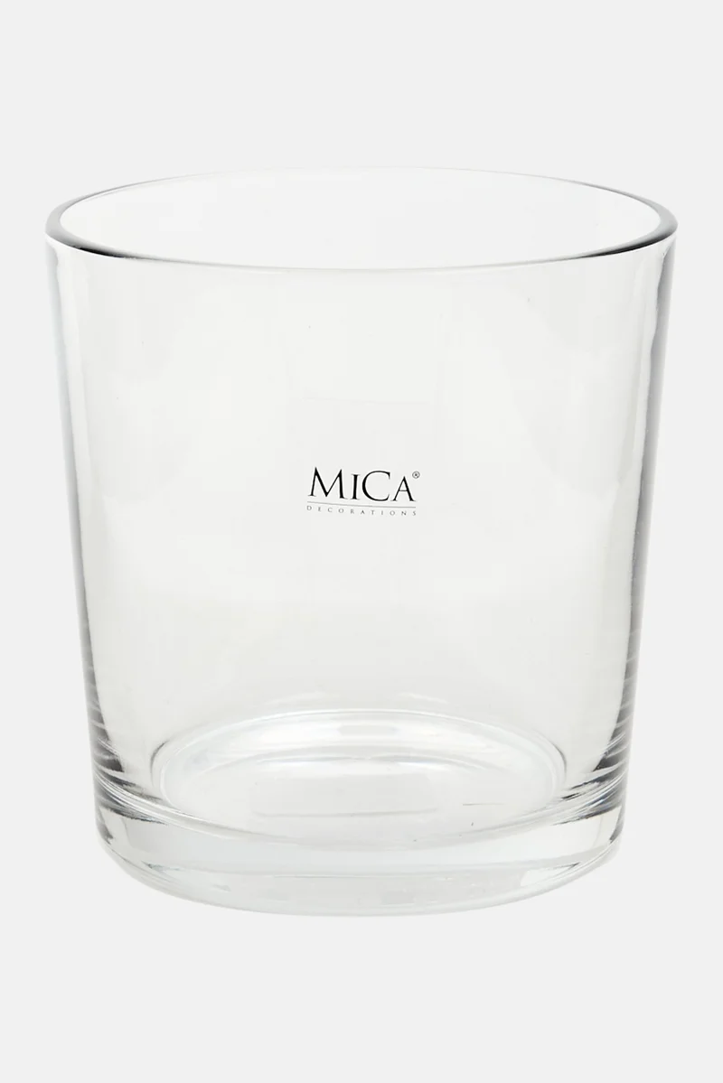 Muy Mucho Round Vase, Transparent