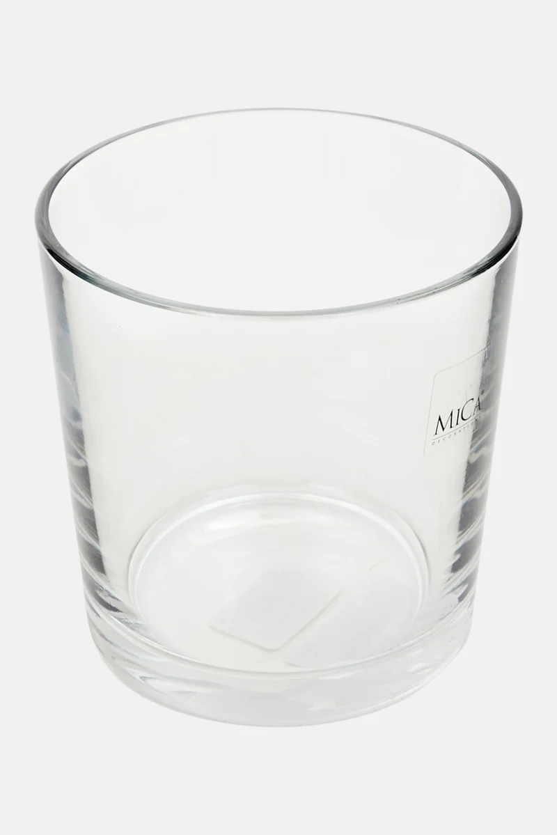 Muy Mucho Round Vase, Transparent