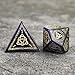 AUSPDICE Stone Dice DND Dice with Gorgeous Case for Dungeons and Dragons Role Playing Games PurpleOpal - Image 4