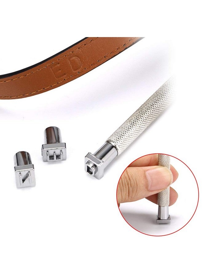 أونماي مجموعة طوابع الحروف والأرقام الكبيرة 1/4 بوصة / 6 مم مجموعة أدوات ختم الأبجدية الجلدية أدوات ختم حرفية جلدية (6 مم 36 قطعة) - Image 4