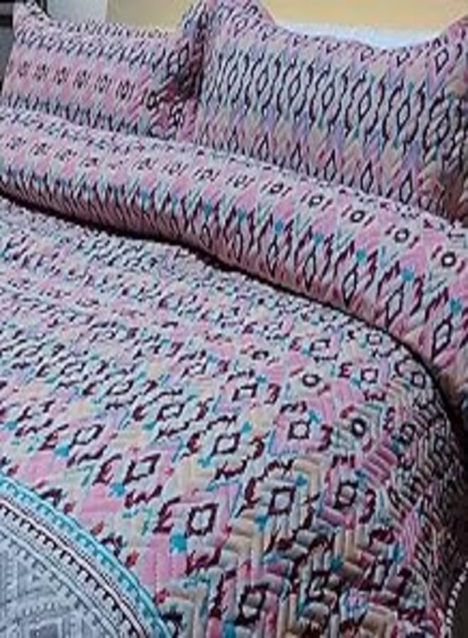 Family Bed Coverlet 2 Pieces 180x240cm 165 Floral Captonih