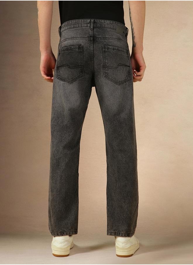 Dennis Lingo Men’s Relaxed Fit Light Grey Jeans – Casual and Comfortable  - Image 3