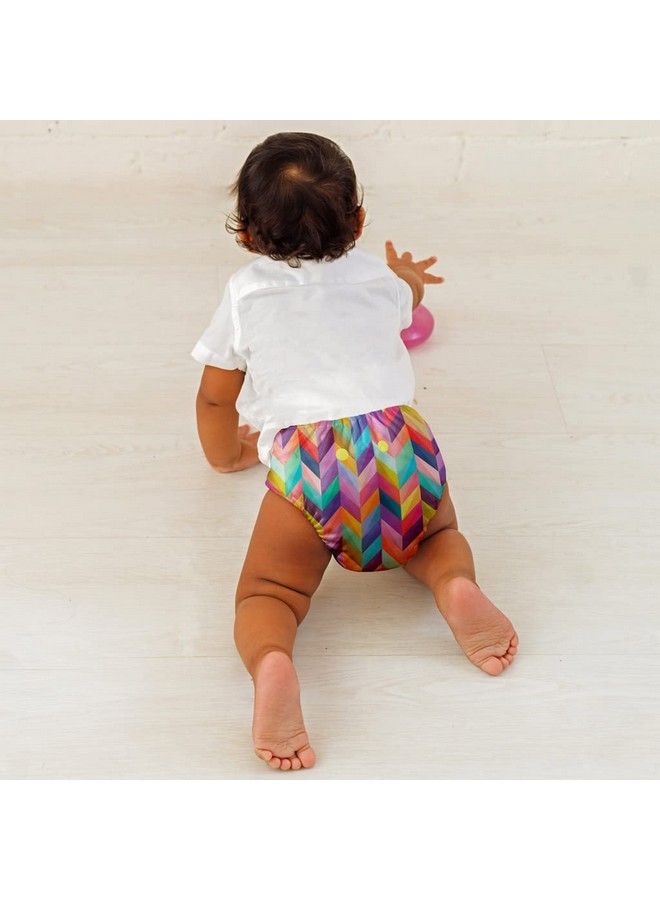 Superbottoms Combo Pack Of 4 (2 Shell + 2 Insert) Freesize Uno Reusable Waterproof Adjustable Cloth Diaper For Babies From 5 17Kgs Cloth Diapers With Dry Feel Organic Cotton Pad Option 4 - Image 3