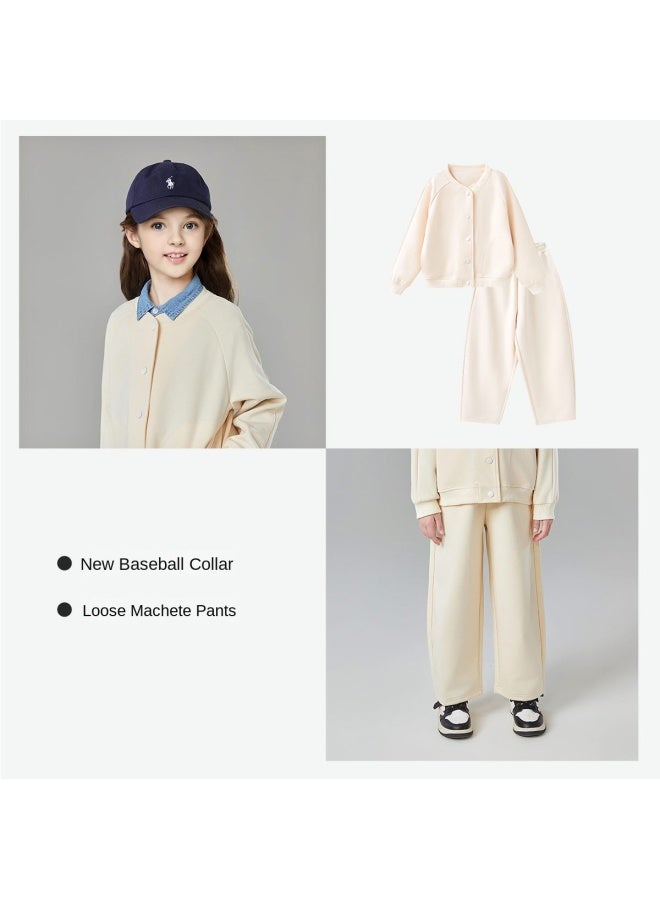DEESHA Sweat-wicking & Quick-dry Baseball Set】girls' 25 Spring/autumn Matching Mother-daughter Sports Casual Two-piece Outfit - Image 4