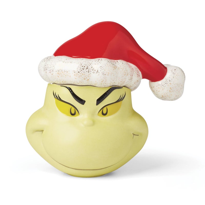 Lenox 896338 Merry Grinchmas Covered Candy Jar Christmas  Holiday Decor