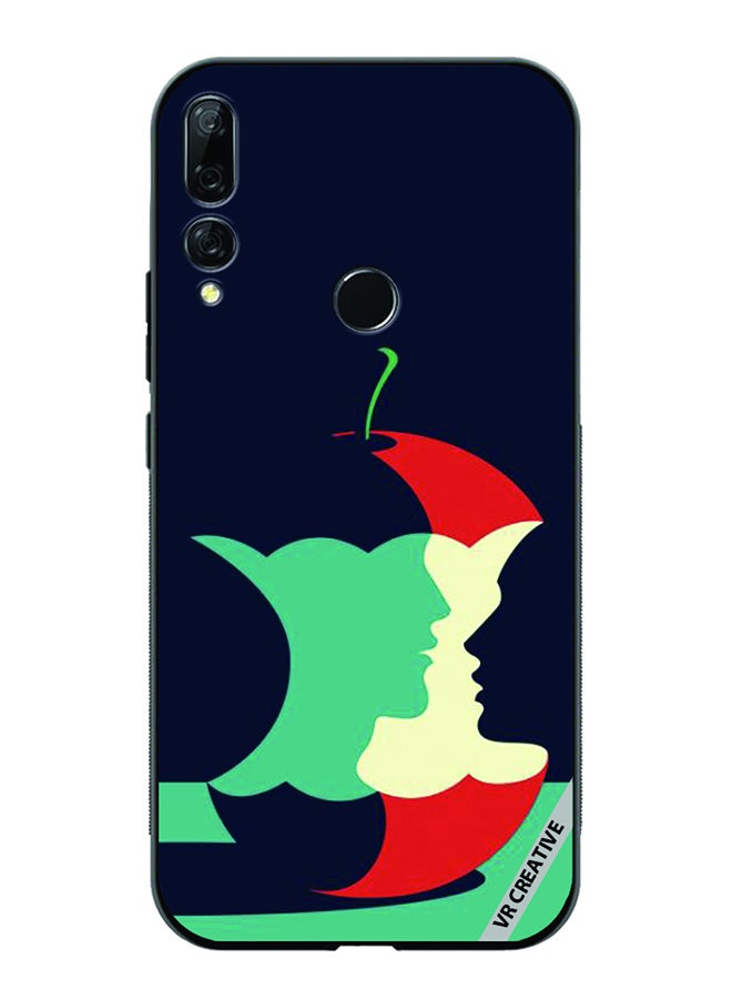 VR CREATIVE Protective Case Cover For Huawei Y9 Prime 2019 Eaten Apple Design Multicolour - Image 1