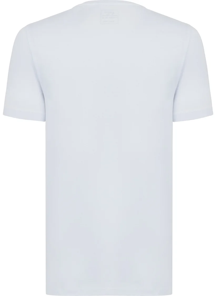 North Ice Crew Neck Tshirt White