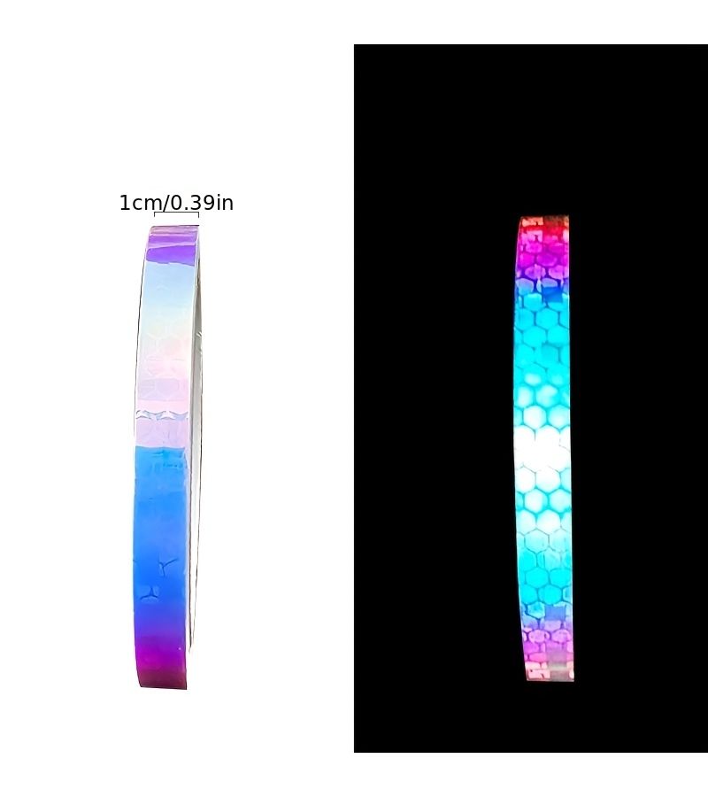 10 Meter Reflective Car Warning Stickers High Brightness Night Decals For Auto Motorcycle - Image 3