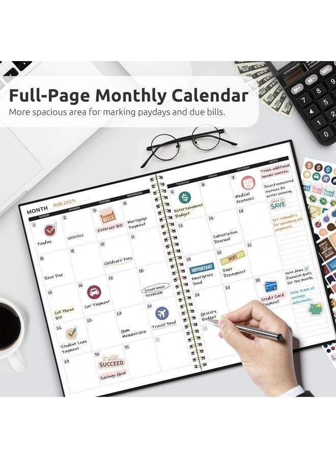 Budget Planner, Monthly Budget Book, Expense Tracker Notebook, Undated Bill Organizer, Finance Planner, Take Control of Your Money, Account Book, Manage Your Finances - Image 2