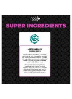 noble nature Probiotics for Women - PH Balance, Digestive, UT, & Feminine Health - 50 Billion CFU - 6 Unique Strains for Women - Organic Prebiotics, Cranberry Extract - 60 Delayed Release Veg Capsules  - Image 5