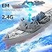 Dodoore Remote Control Warship RC Military Battleship 24GHz Remote Control Boat for Lakes and Rivers RC Armed Type 055 Destroyer Model with Low Battery Reminder for Adults HC803 - Image 4