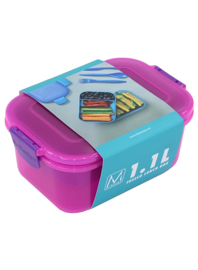 m-design M Design Lunch Box, 1.1 Liter - Purple - Image 1