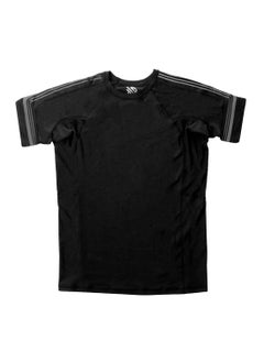 Sanabul  Sanabul Core Short Sleeve Rash Guard – Quick Dry Compression Shirt for Men Black/Gun Metal, MEDIUM  - Image 3