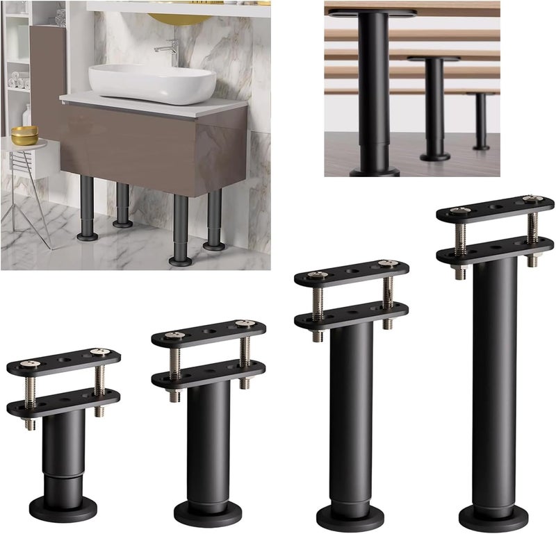 Heavy Duty Bed Frame Legs Under Center Leg Adjustable Height Replacement Heavy Duty Risers Under Bed Center - Image 2