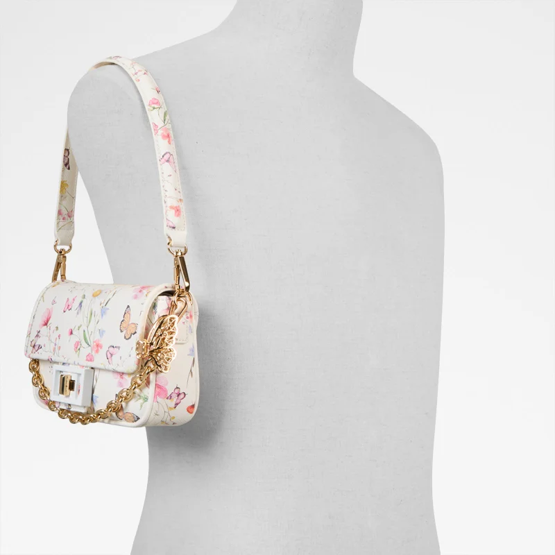 ALDO  ROSINA Printed Twist Lock Shoulder Bag for Women | Best Price UAE