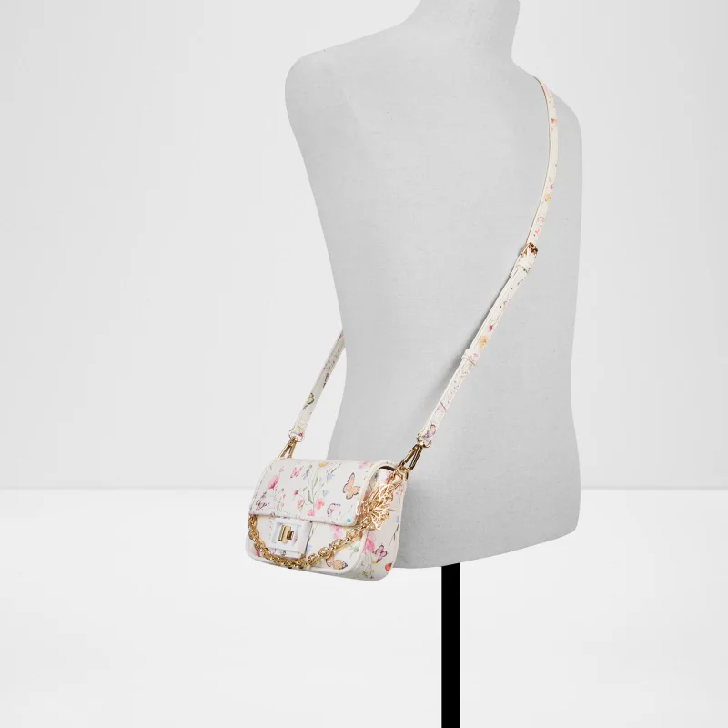 ALDO  ROSINA Printed Twist Lock Shoulder Bag for Women | Best Price UAE