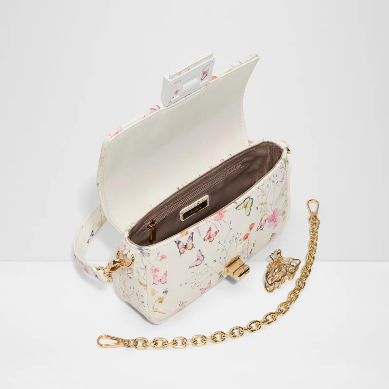 ALDO  ROSINA Printed Twist Lock Shoulder Bag for Women | Best Price UAE