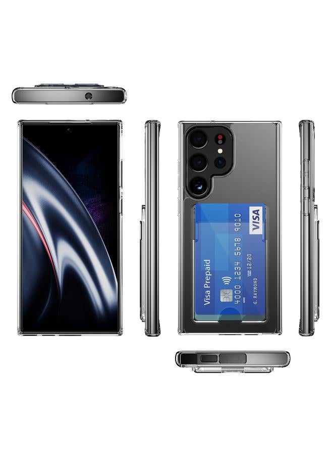 اس-توب جراب لهاتف Samsung Galaxy S24+ 5G جراب محفظة شفاف للغاية مع وسادة هوائية - Image 2