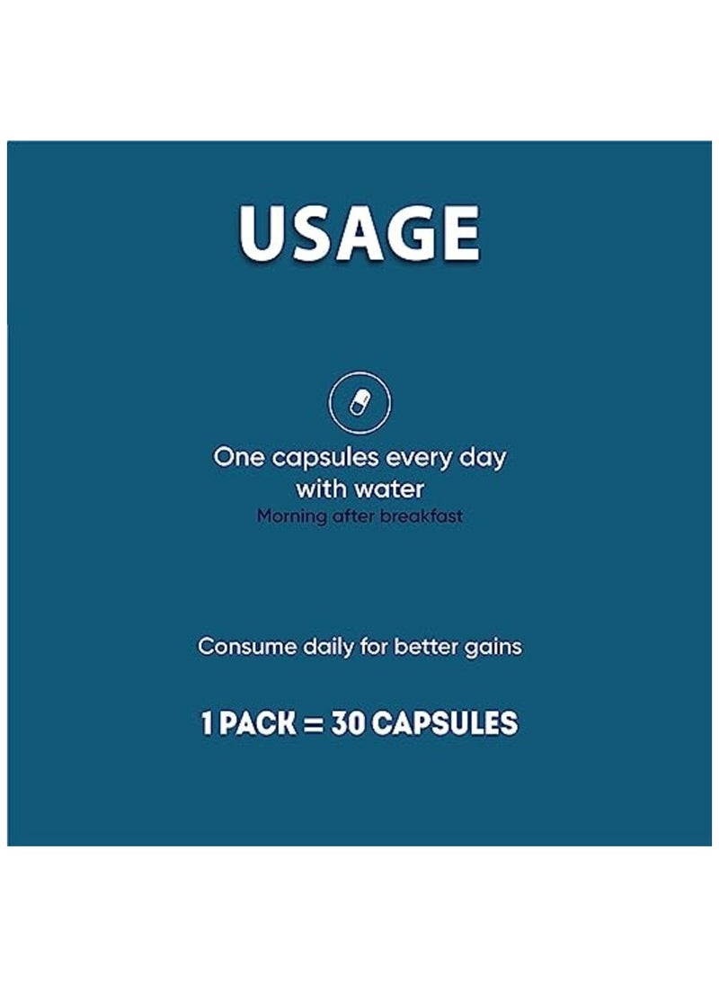 AADAR - Power Build Ayurvedic Muscle Gain 30 Capsules - Image 1