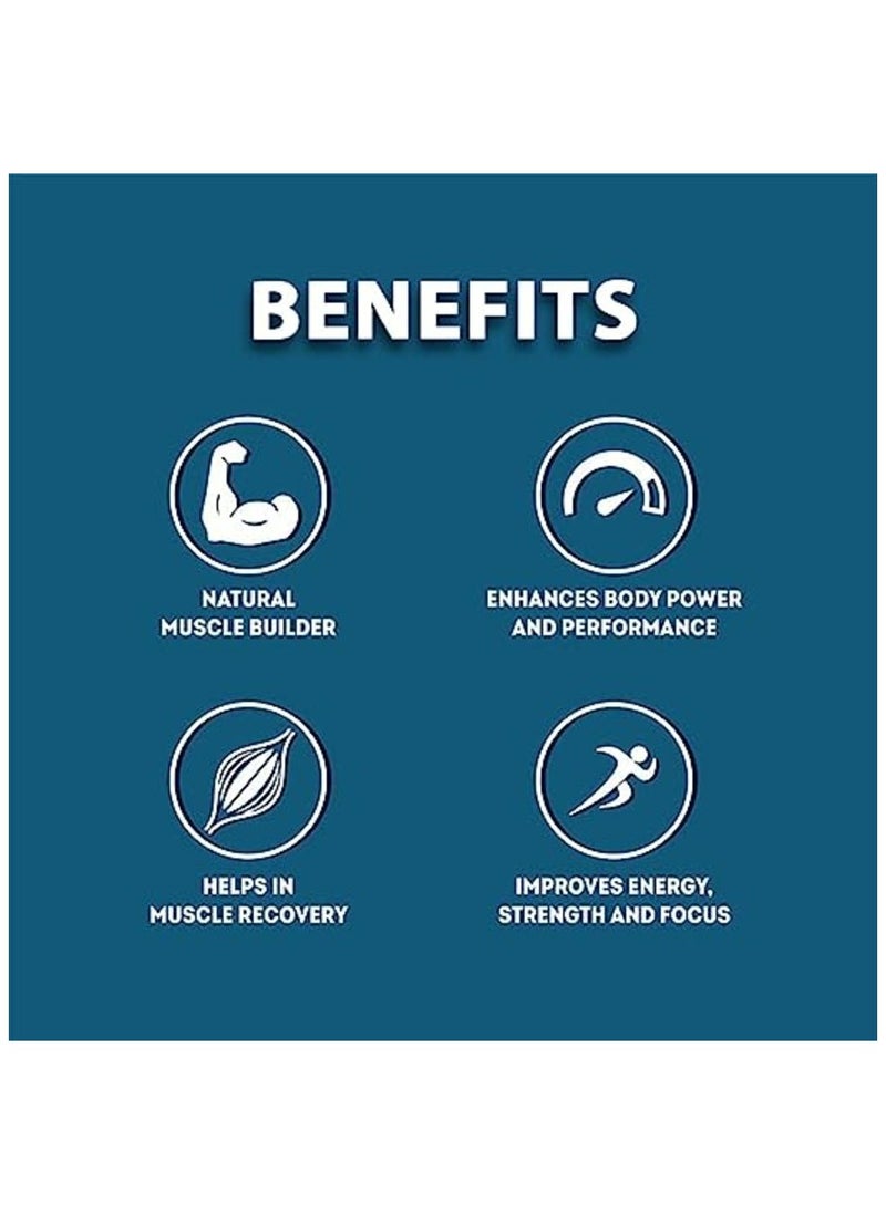 AADAR - Power Build Ayurvedic Muscle Gain 30 Capsules - Image 1