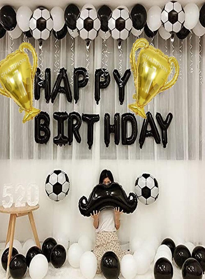 CSTYWC 4PCS Gold Champion Foil Balloons Championship Foil Trophy Balloon The First Prize Sport Balloons Basketball Soccer Football Anniversary Birthday Games Party Decorations - Image 3