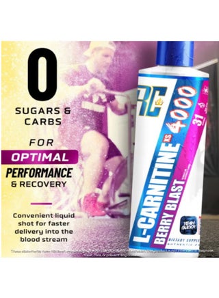 l carnitine rc Ronnie Coleman Signature Series XS 4000 Liquid, Stimulant Free, Sugar Free, Zero Carbs, Lean Muscle Strength Support for Men & Women, 16 Oz (16 oz, Ruby Red Fruit (4000)) Ronnie Coleman L-Carnitine XS 4000