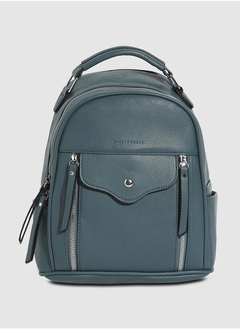 Haute Sauce Everyday Essentials Mini Backpack - Blue  - Image 1