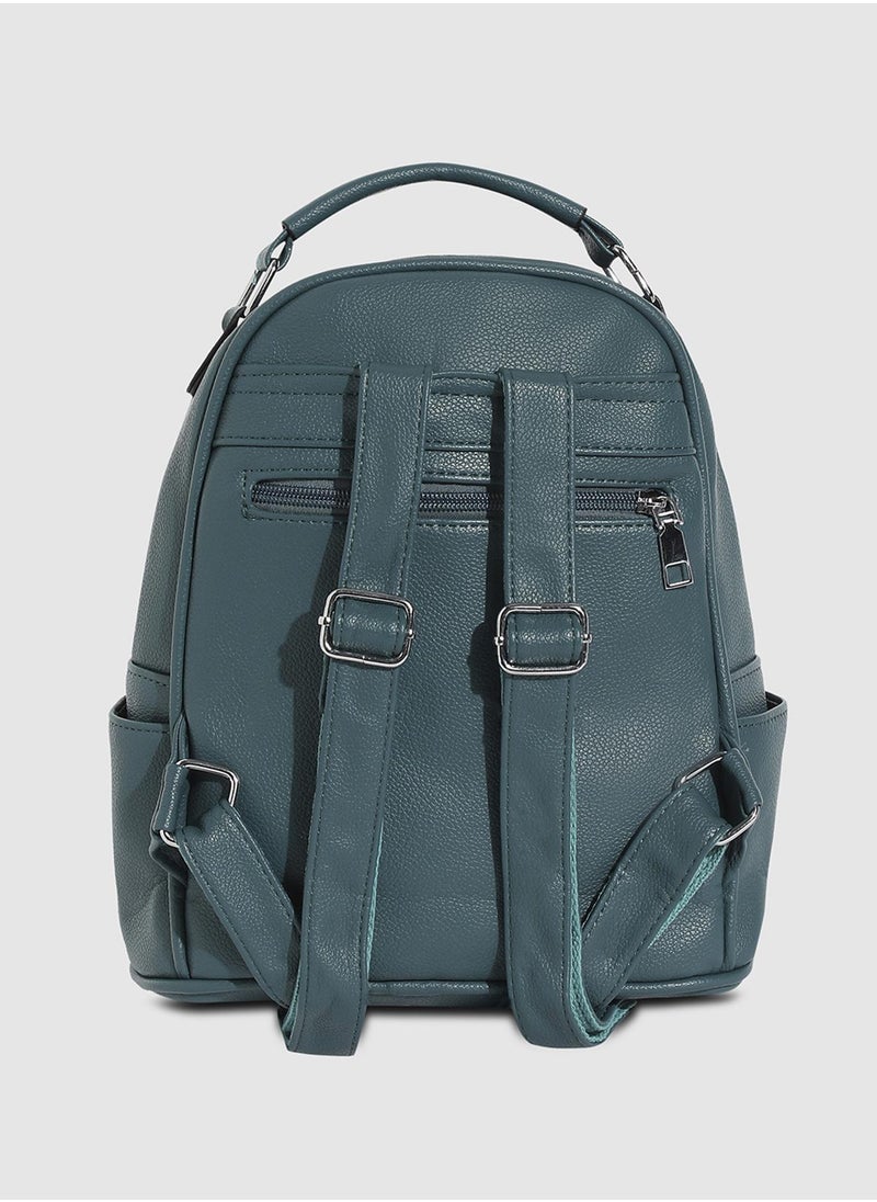 Haute Sauce Everyday Essentials Mini Backpack - Blue  - Image 3