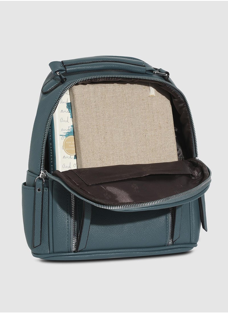 Haute Sauce Everyday Essentials Mini Backpack - Blue  - Image 4