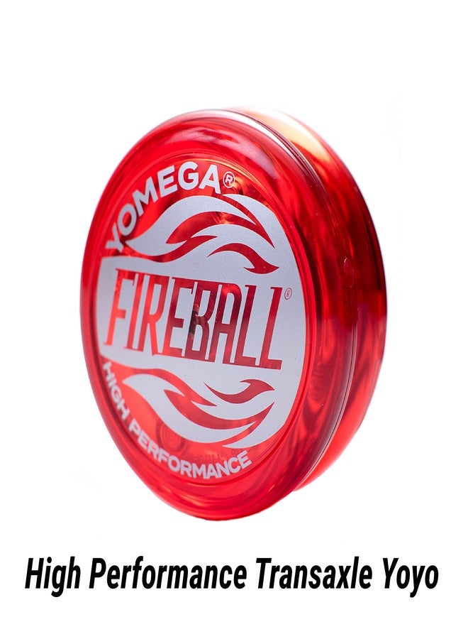 Yomega Fireball YoYo -HIGH Performance Responsive Transaxle Yoyo, Great for String Tricks for Advance Players to Perform Like Pros + Extra 2 yo yo Strings & 3 Month Warranty (Red) - Image 5