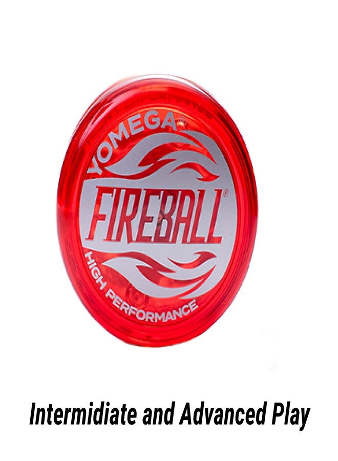 Yomega Fireball YoYo -HIGH Performance Responsive Transaxle Yoyo, Great for String Tricks for Advance Players to Perform Like Pros + Extra 2 yo yo Strings & 3 Month Warranty (Red) - Image 3
