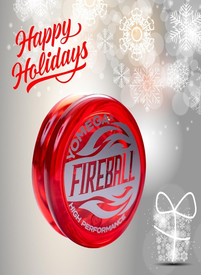 Yomega Fireball YoYo -HIGH Performance Responsive Transaxle Yoyo, Great for String Tricks for Advance Players to Perform Like Pros + Extra 2 yo yo Strings & 3 Month Warranty (Red) - Image 2