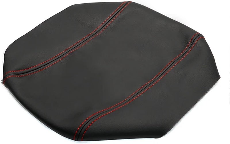 QASULER Leather Center Console Lid Cover for Nissan Pathfinder - Image 1