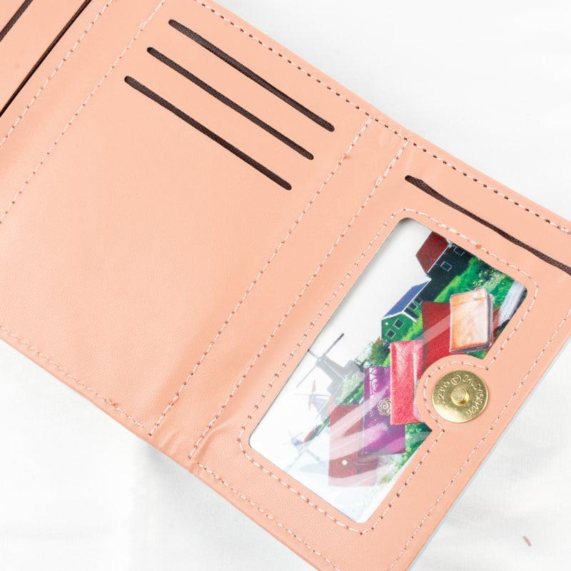 The Black Pearl Accessories Leather Flip Wallet & Card Holder with Multiple Pockets - Green - Image 3