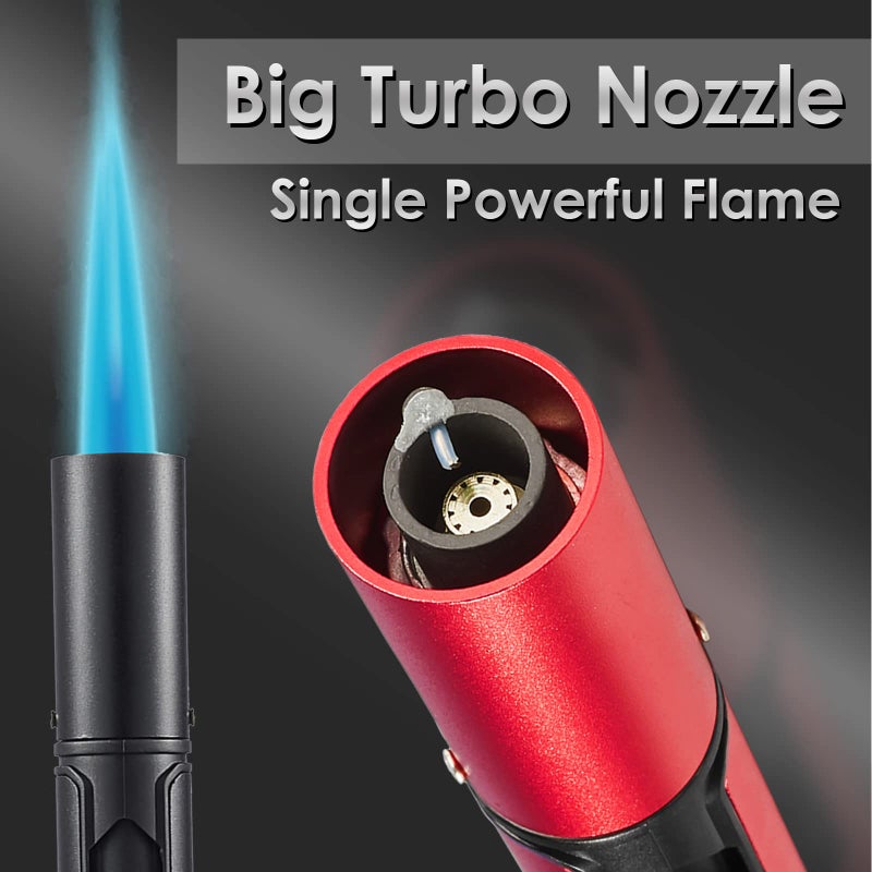 Urgrette 5 Pack Butane Torch Lighter, Urgrette 6-inch Refillable Pen Lighter Pencil Torch Lighter Adjustable Jet Flame Butane Lighter for Grill BBQ Candle Camping (Gas Not Included) - Image 4