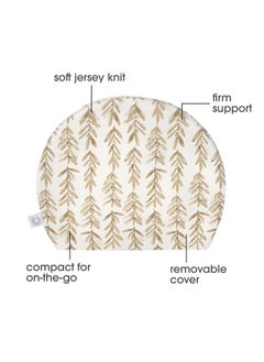 boppy Pregnancy Wedge Pillow With Removable Jersey Pillow Cover Taupe Grassland Design Firm Compact Support Portable Prenatal And Postnatal Positioning  - Image 3