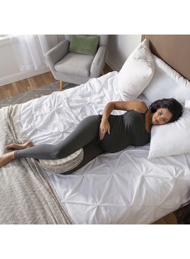 boppy Pregnancy Wedge Pillow With Removable Jersey Pillow Cover Taupe Grassland Design Firm Compact Support Portable Prenatal And Postnatal Positioning - Image 5