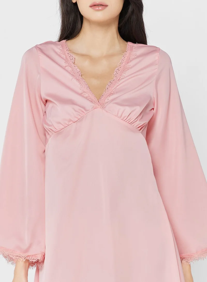 ELLA Lace Trim Detail Nightie