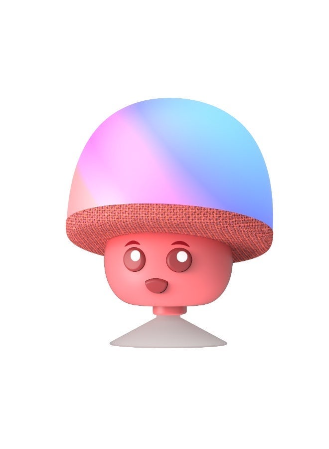 موب سماعة بلوتوث محمولة بتصميم صغير ولون أحمر، مناسبة للاستماع إلى الموسيقى في أي مكان مع اتصال لاسلكي سهل - Image 1