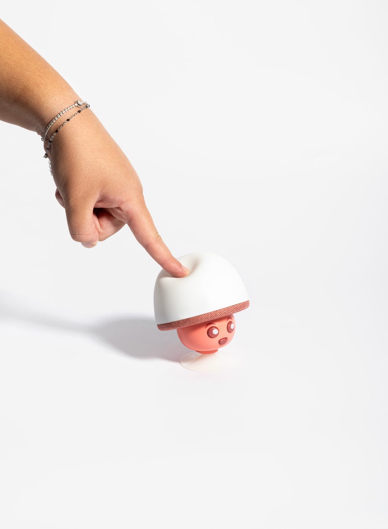 موب سماعة بلوتوث محمولة بتصميم صغير ولون أحمر، مناسبة للاستماع إلى الموسيقى في أي مكان مع اتصال لاسلكي سهل - Image 4