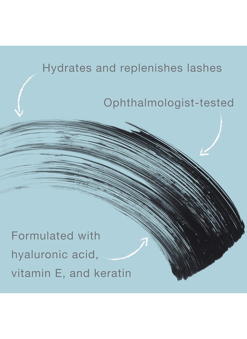 Neutrogena Neutrogena Hydro Boost Waterproof Plumping Mascara Enriched with Hydrating Hyaluronic Acid Vitamin E and Keratin for Dry or Brittle Lashes Black 0721 oz  - Image 4