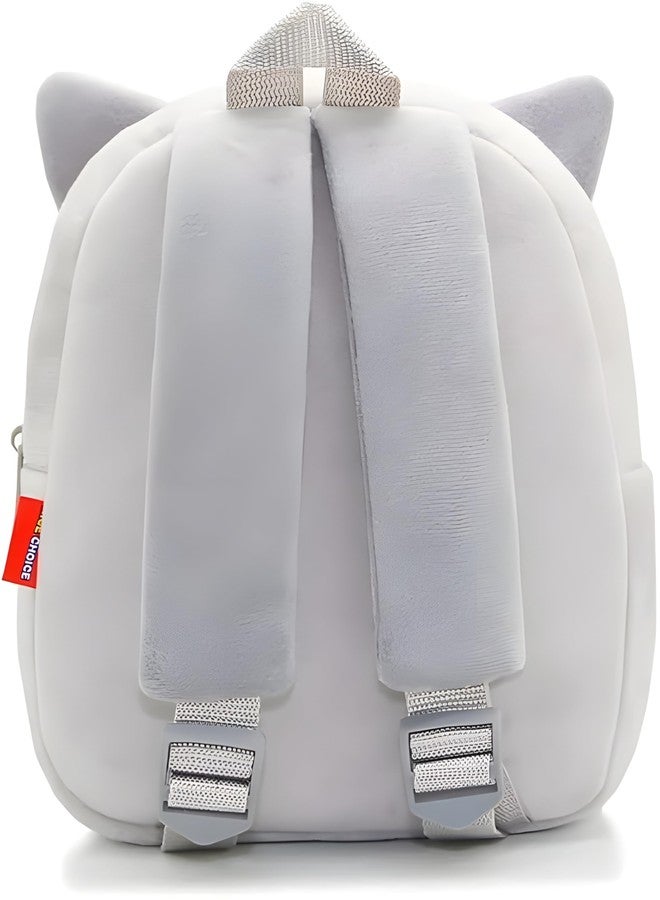 Delicado Cute Small Toddler Kids Preschool Backpack Cat shaped Nursery Preschool Playschool School Picnic Travelling Bag for Baby Boy Girl Age 2-5 Years - Image 2