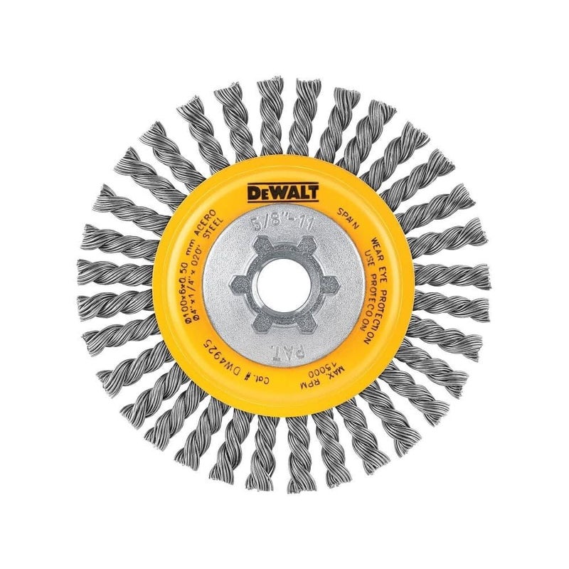 Dewalt 4 In. X 5/8 In. To 11 Hp .020 Carbon Stringer Wire Wheel - Image 2