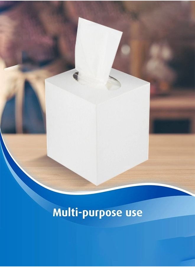 Q-Box Facial Tissue Paper White – 2 Ply x 80 Sheets Pack of 48, Highly Absorbent, Ultra Soft for Home, Office & Hotel Use  - Image 2