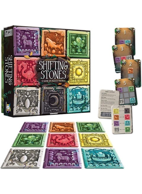 Shifting Stones A Visual Decision Making Family Strategy Game Of Tiles Cards And Tactics 8 Years +
