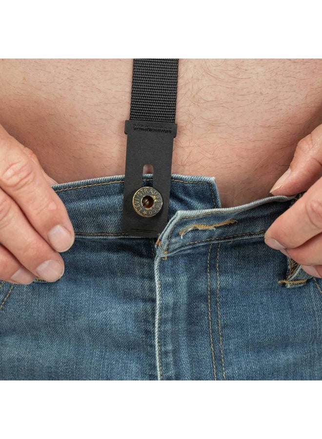 Hikers Original Hidden Suspenders for Men Under Clothes - Button Fly - Image 5
