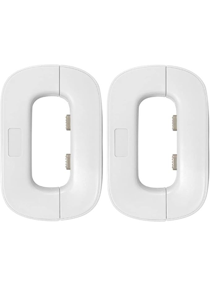 2PCS Refrigerator and Freezer Door Lock, Upgrade Safety Fridge Lock with Strong 3M Adhesive, Easy to Install, Childproof, Anti-Access Lock for Fridge, Freezer, Cabinets, and Kitchen Storage